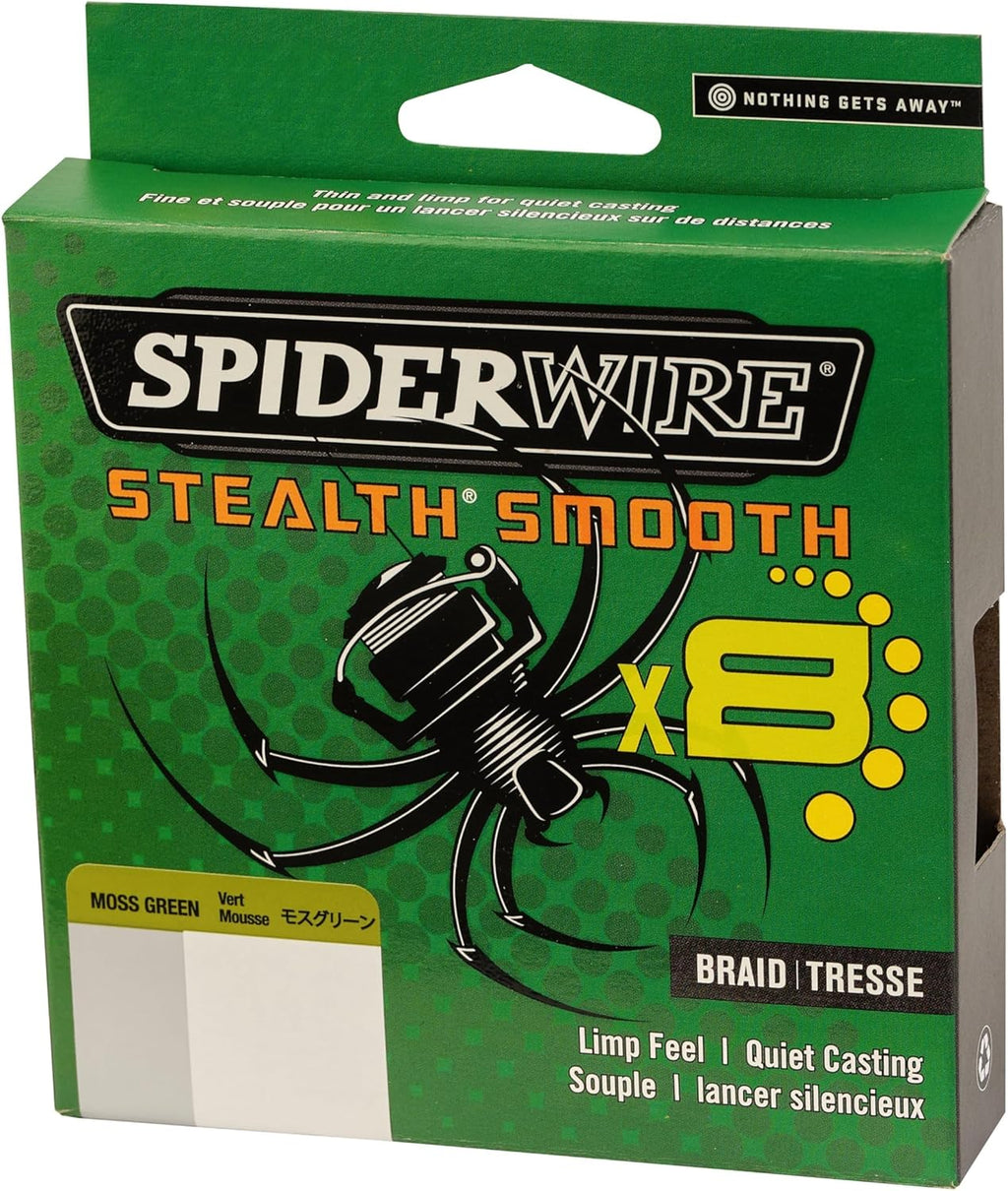 SpiderWire Stealth Braid Fishing Line - High Sensitivity & Strength | 30lb Test, 150 Yards
