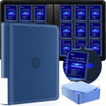 Toploader Binder - Holds 324 Toploaders | Waterproof PU Leather + Anti-Yellowing Inserts | Portable Card Organizer