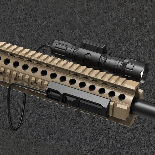 Feyachi Tape Pressure Switch Mount Plate for FL11 FL14 FL17 FL22 WL15 WL18 Tactical Flashlight and GL6 Green Laser Sight(MP22 for Mlok Systems, MP23 for Picatinny Rail)