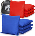 GoSports Cornhole Bean Bags Set of 8 - All Weather Fun with American Stars and Stripes or Red and Blue
