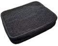 Cornhole Rolling cart seat Cushion. The ZUCUSHY Easily attaches/detaches in Seconds. Ice Skating, disc Golf, Zuca Compatible/Patchable (All Loop Fabric top for Patches.)
