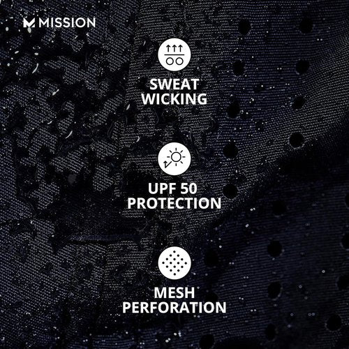 MISSION Cooling Vented Performance Hat - Unisex One Size Cap for Workouts, Golf & Running