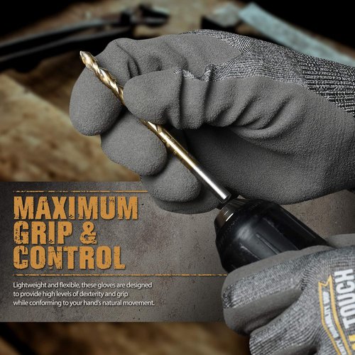 Glove Station Extra Grip Touchscreen Compatible Gloves - Cut Resistant & High Dexterity