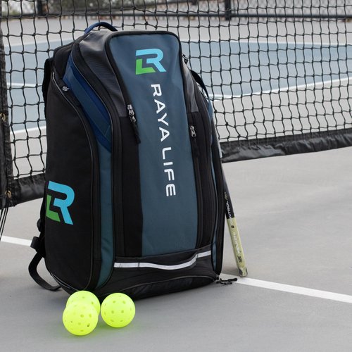 RayaLife Pickleball Bag - Water Proof Pickleball Backpack, Ample storage for Paddles and Gear, Fence Hook, Shoe Compartment