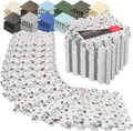Bemaxx Gym Mats Set - 18 Pcs EVA Interlocking Foam Tiles for Home Workout | 18 Sqft Protective Flooring