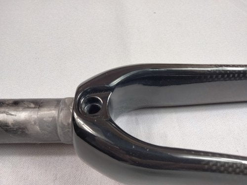 roadkey Road 700C Bike 3K Gloss Full Carbon Fibre Forks Fixed Gear Bicycle Fork Black (Black 3k Gloss)