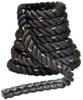 Fitvids Battle Rope 1.5Inch 2 Inch Diameter Poly Dacron 30 FT – 40 FT – 1.5-Inch, 30FT – Black