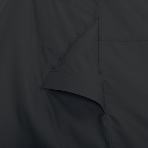 Classic Accessories Fairway Long Roof 4-Person Golf Cart Quick-Fit Cover, Black
