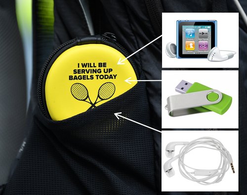 BusyBee Tennis Vibration Dampener in Fun Zipper Gift Pack. Best Shock Absorber (6 Count) Plus a Bonus: Exclusive Mobile App 3 Months Trial