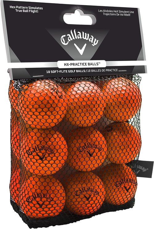 Callaway HX Soft Flight Golf Balls - Durable Foam for Practice | Ideal for All Skill Levels