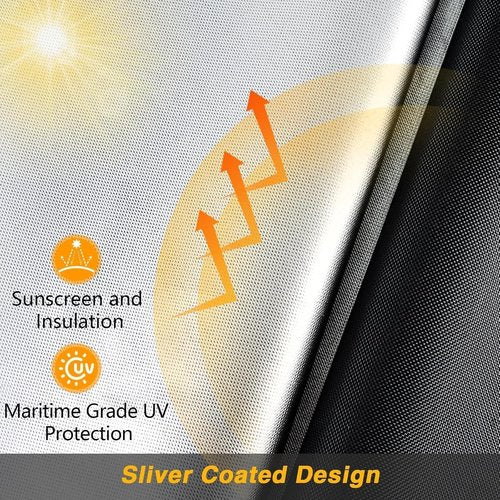 EVERBUL Bike Cover - Waterproof Outdoor Protection for 2 or 3 Bikes | 87'' L x 47'' W x 47'' H, Heavy-Duty 420D Fabric