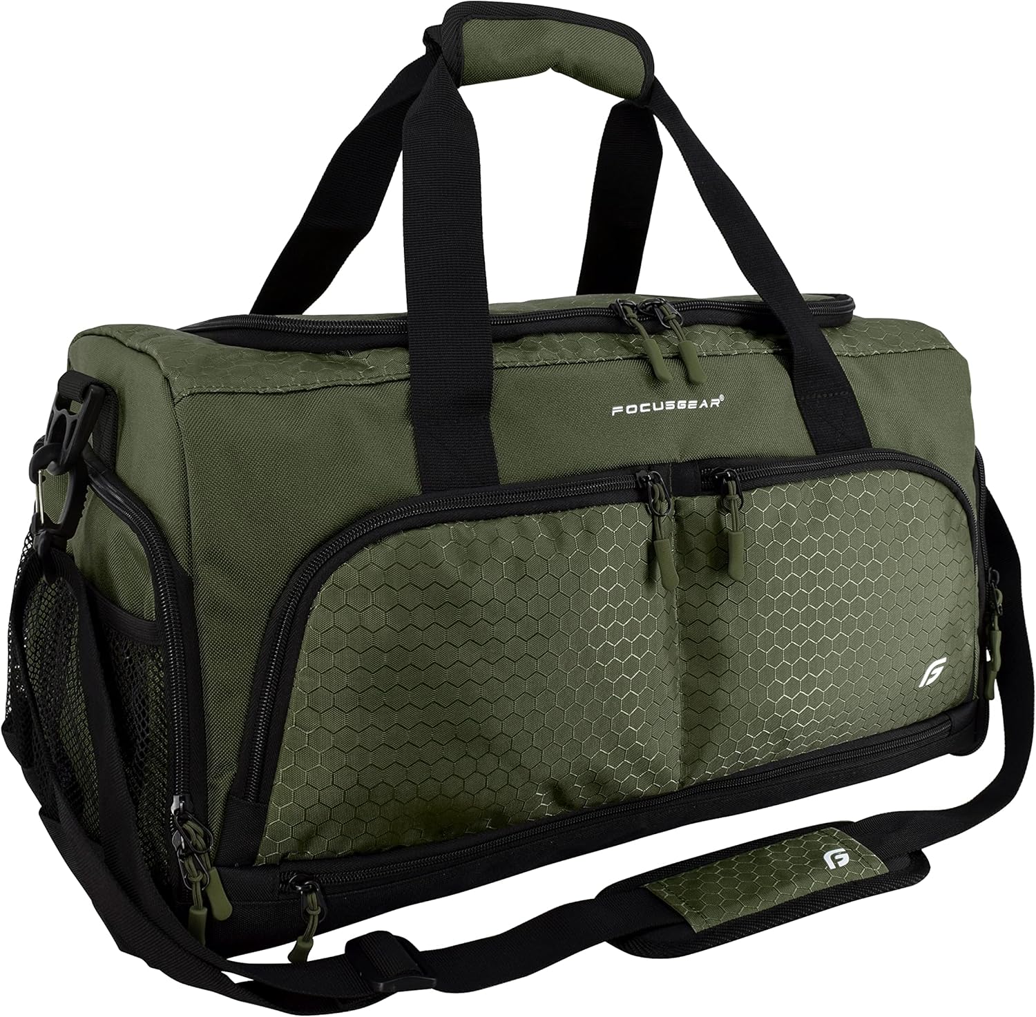 Ultimate Gym Bag 2.0 - Durable Duffel with 10 Compartments & Water-Resistant Pouch