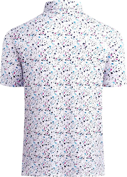 Demeanor Men's Golf Polo Shirt - Short Sleeve Dry Fit Performance | Moisture-Wicking Casual Print