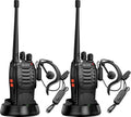 Arcshell AR-5 Rechargeable Two-Way Radios - Long Range Walkie Talkies with Earpiece | 2 Pack, Li-ion Battery & Charger Included