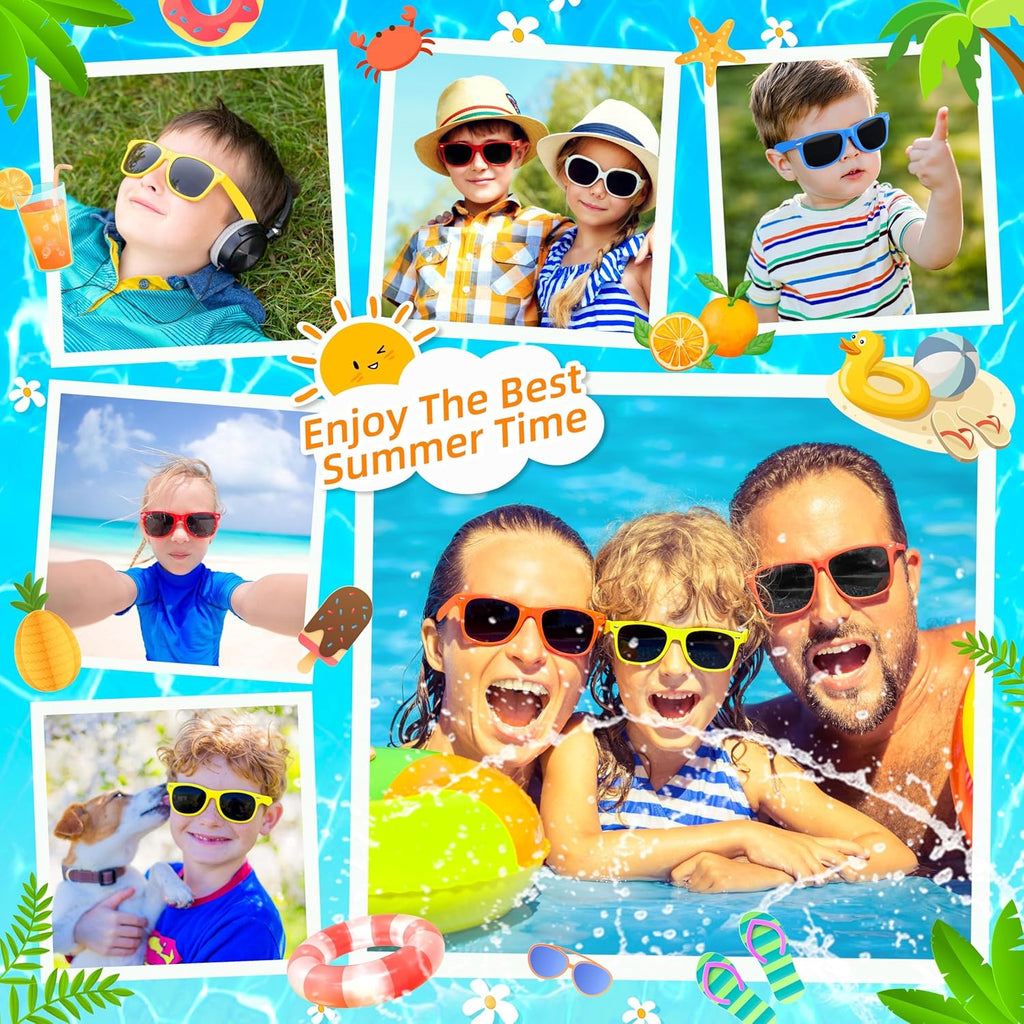 OCTERIC Kids Sunglasses - Fun Party Favors for Boys and Girls | Stylish & Durable Design
