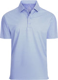 WARHORSEE Golf Polo Shirts - Men's Short Sleeve, Wrinkle-Free, 4-Way Stretch, Moisture-Wicking Performance