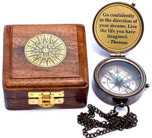 Success Chaser Compass -Unique Gifts for Men - Graduation Gift for Him -Best Graduation Gift Ideas for Son from Mom, Dad - Boyfriend, Grandson- Birthdays Gift -2025 Graduation Gift for College- Gifts