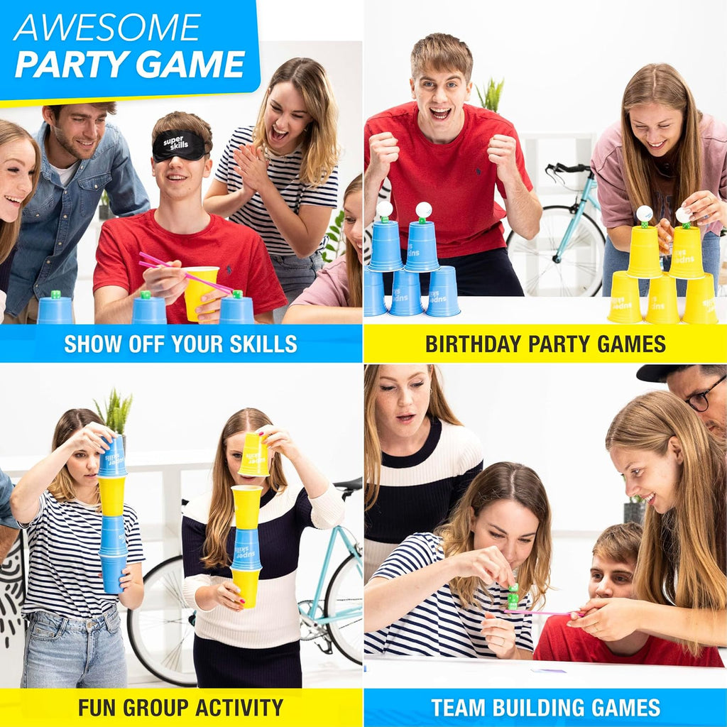 Super Skills - Competitive Action Game - 120 Fun Challenges for Family Nights & Parties