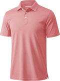 MAGCOMSEN Men's Polo Shirt - Quick Dry Short Sleeve Casual Golf Tee | Pique Jersey Outdoor Performance