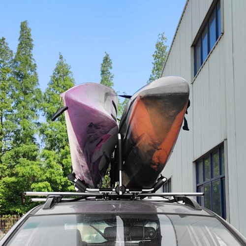 Codinter J-Style 4-in-1 Roof Rack - Kayak, Canoe, Surfboard & Ski Board Carriers for SUV & Car