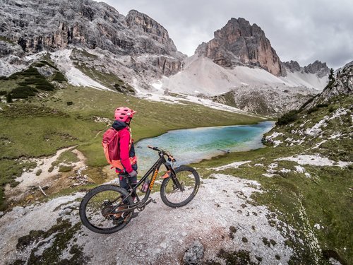 Riesel Design - Front Big bike fender For Face and Suspension Fork Protection - Secure Fit, For Enduro, Trail, All Mountain, Cross Country, Freeride, Downhill or E-MTB - Kol:Oss - Maori