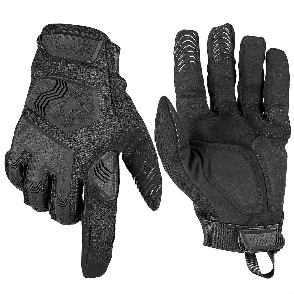 WOLF TACTICAL Shooting Gloves - Military-Grade Tactical Gloves for Men | Touchscreen Compatible