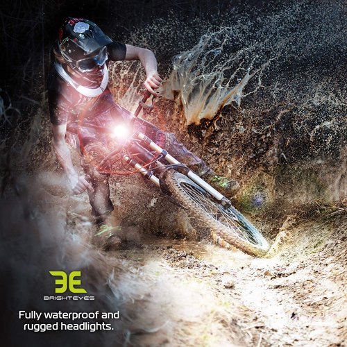 Bright Eyes Ember - New Ultra Bright Bike Light - Improved Brightness & Runtime - 10+ HRS on Standard Brightness - USB Rechargeable - Original & GoPro Compatible Mount Options - Small, Light & Bright
