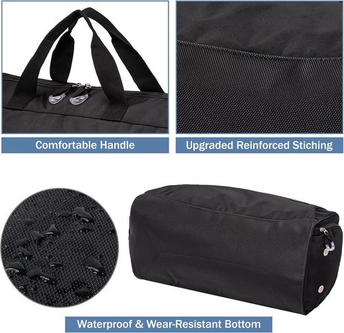 Kuston Sports Gym Bag - Versatile Duffel with Shoe Compartment & Wet Pocket | Trolley Sleeve Included