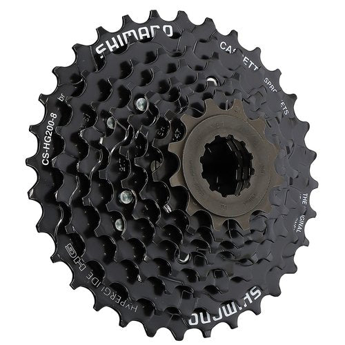 Shimano CS-HG200 // 8-fach Kassette (12-32 Zähne), Ausführung:Schwarz