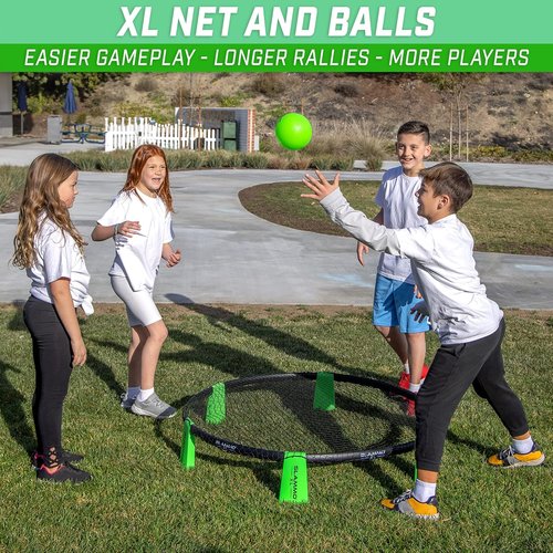 GoSports Slammo XL Game Set - 48" Net for Beginners & Group Play | Perfect for Outdoor Fun