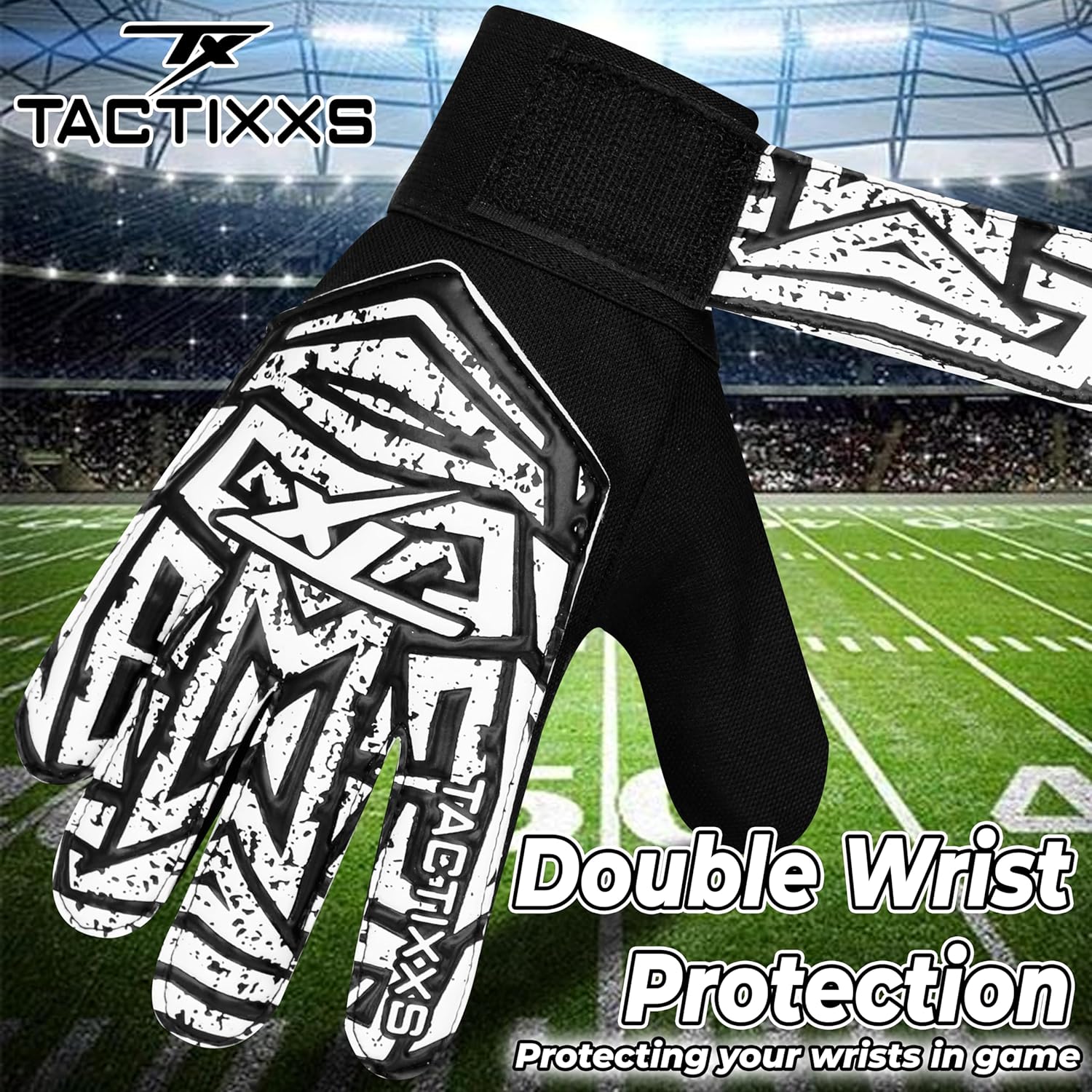 Skiennix Soccer Goalkeeper Gloves - Anti-Slip 4mm Latex Palm for Kids | Funky Design, Strong Grip