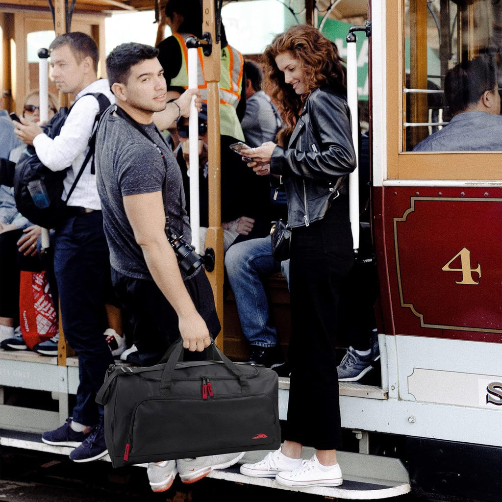Skiennix Lightweight Canvas Duffle Bag - Versatile Travel & Gym Organizer | Unisex Design