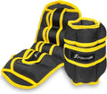 ProsourceFit Adjustable Ankle/Wrist Weights Set - 1 lb to 5 lb | Perfect for Men & Women