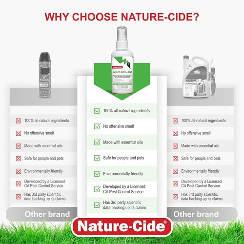 Nature-Cide Insect Repellent - Effective Pest Control Safe for Kids & Pets | 2 oz.