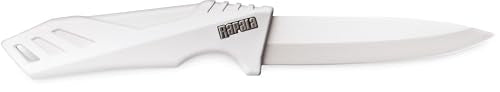 Ceramic Utility Knife 4-Inch White Kitchen Knife with Handle & Sheath