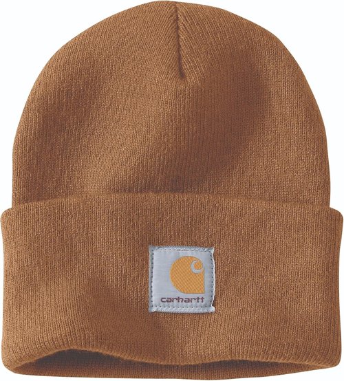 Carhartt Men's Knit Cuffed Beanie - Warm, Stylish Winter Hat | Classic Black Color