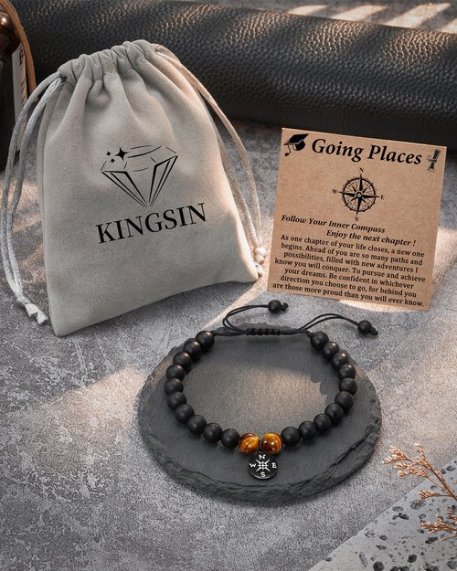 KINGSIN High School College Graduation Gifts for Him 2025, Class of 2025 Gifts for Him Men Son Grandson Boyfriend Brother