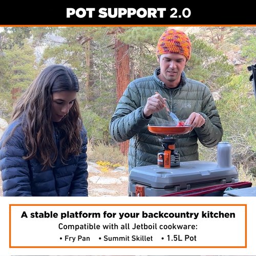 Jetboil Pot Support 2.0 with Foldable Arms for 2025 Jetboil Camp Stove Models, New for 2025