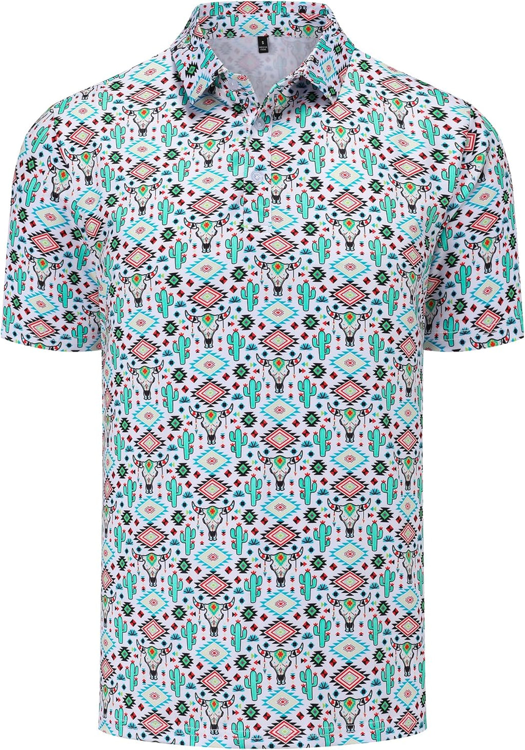 Skiennix Men's Golf Polo Shirt - Short Sleeve Dry Fit Moisture-Wicking Casual Style