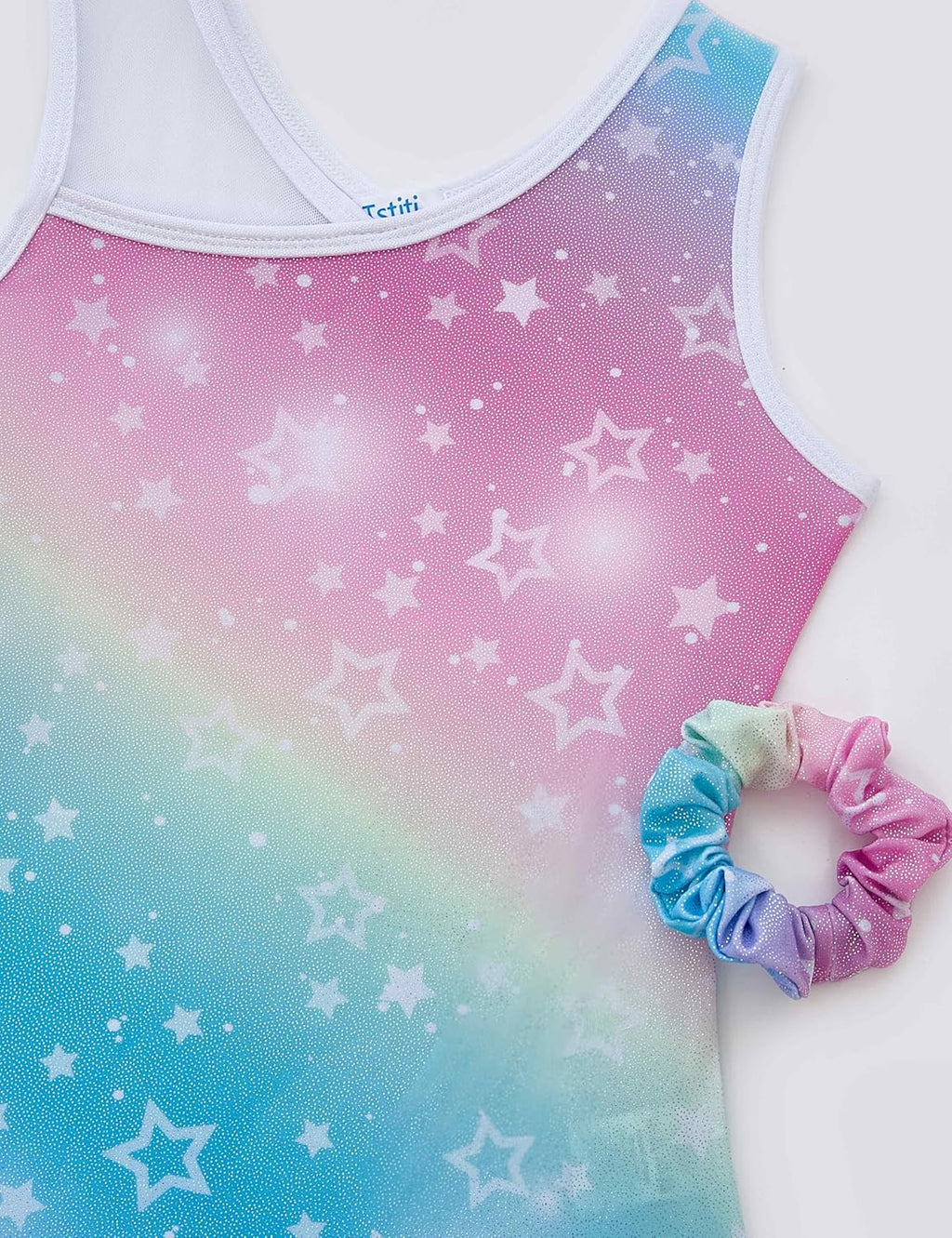 Regine Switzerland Gymnastics Leotards for Girls - 4-Piece Outfit with Storage Bag & Scrunchie | Ages 3-12
