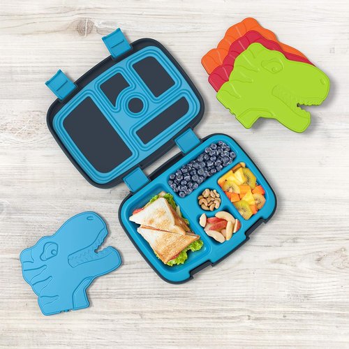 Bentgo 2-in-1 Backpack & Insulated Lunch Bag Set - Kids Dinosaur Prints with 4 Reusable Ice Packs