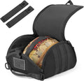 FRTKK Tactical Helmet Bag - Multi-Purpose Molle Pouch with USA Flag Patch & 2 Straps | Black
