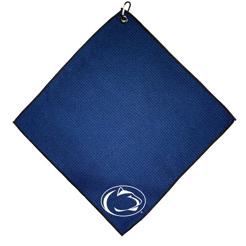 Team Golf NCAA Penn State Nittany Lions Microfiber Golf Towel, 15x15 (Multicolor)
