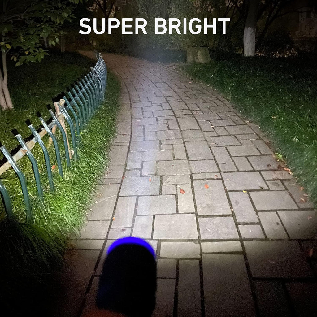 Skiennix 6-Pack Mini Flashlights - Super Bright 100 Lumen LED with 18 AAA Batteries Included | Perfect for Camping & Emergencies