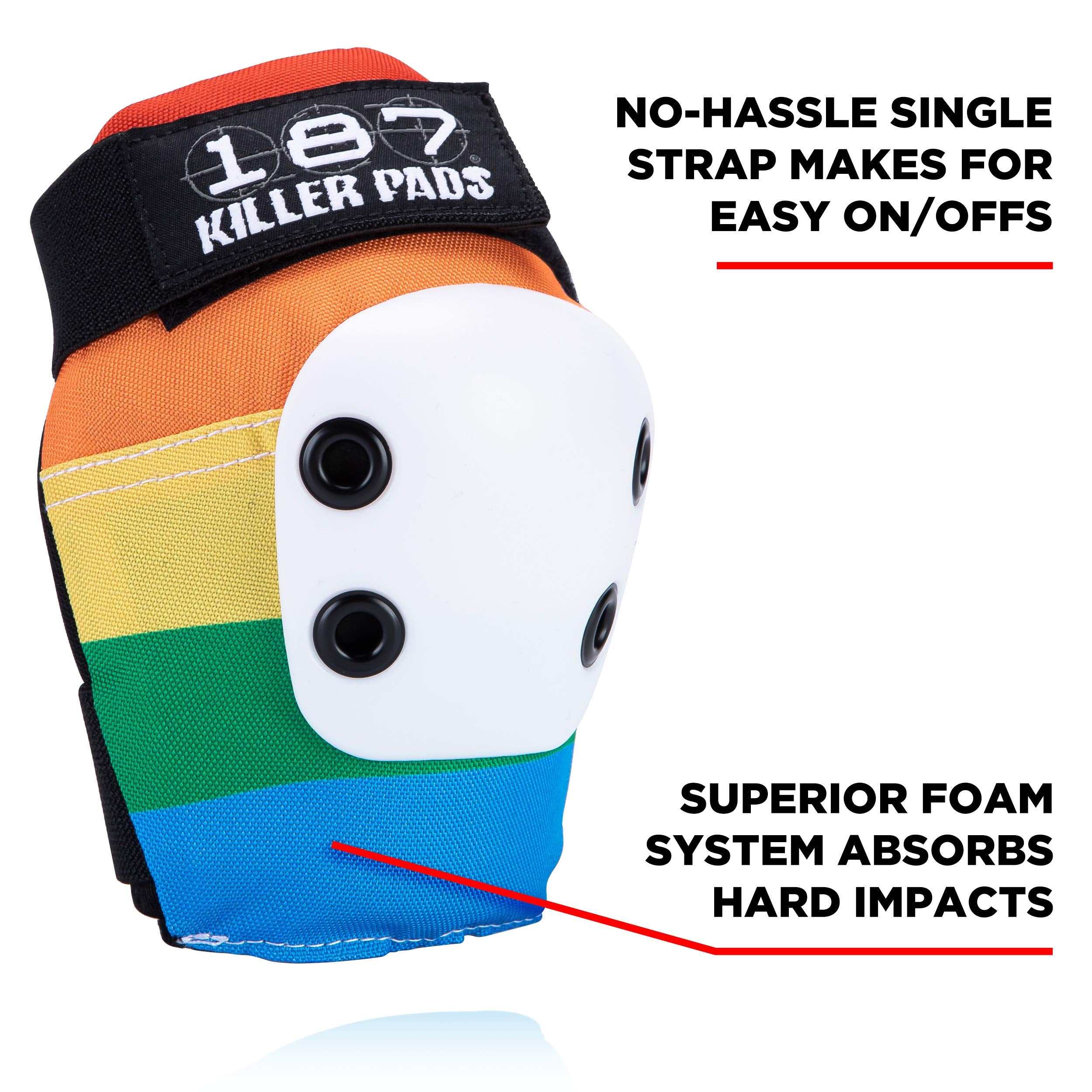 Triple Eight -SLIM ELBOW - XL (RAINBOW) (ESXL872)