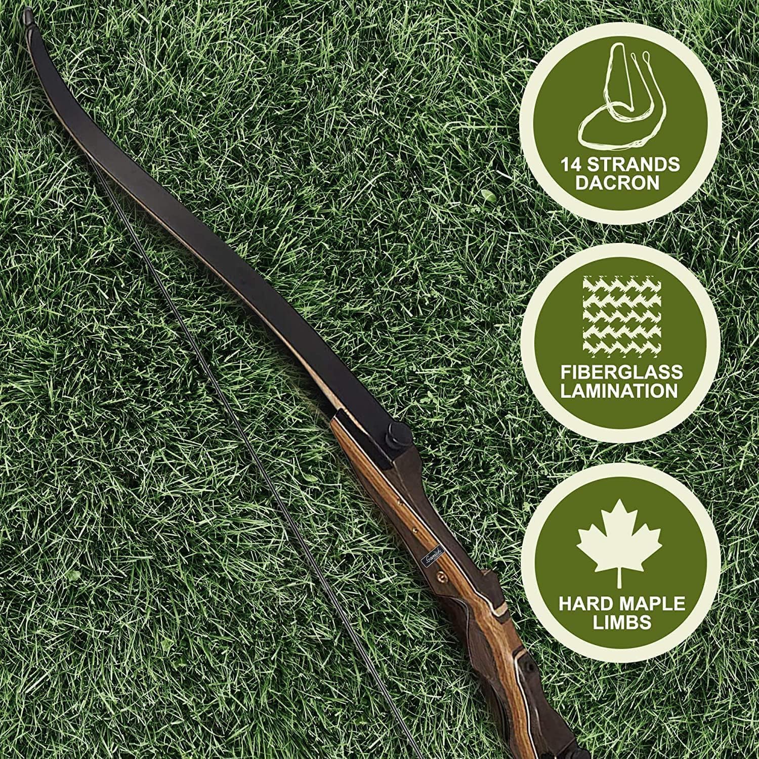 Samick Sage Archery Takedown Recurve Bow - 62-Inch | Perfect for Teens, Adults, Hunting & Target Practice