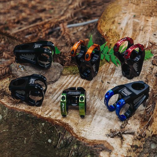 Funn Equalizer Bike Stem with 10mm Drop or Rise - Length 35mm stem with 31.8mm Bar Clamp, Durable and Lightweight Alloy Bike Stem for Mountain Bike and BMX Bike (Black)