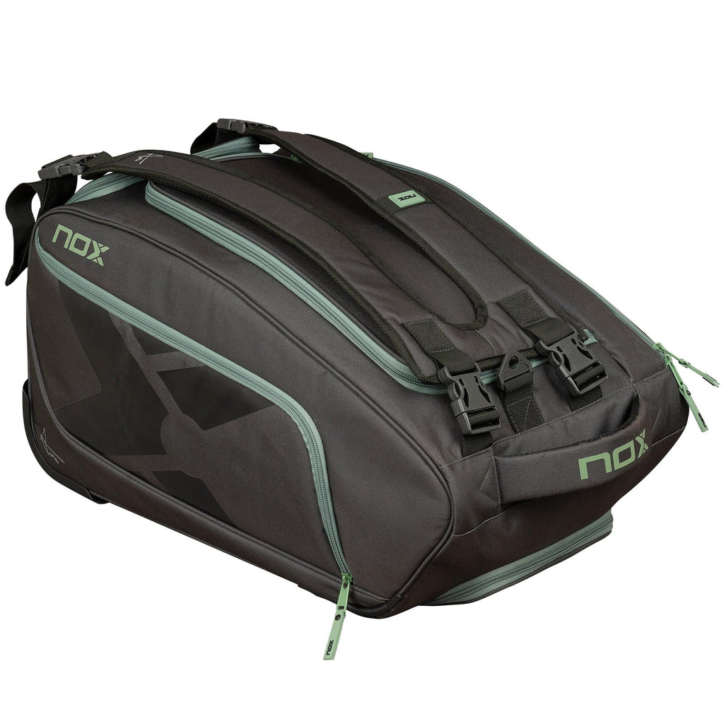 Padel Racket Bag AT10 Competition Trolley | High-Capacity Padel Bag for Men | NOX ThermoTech Thermal Compartment | Multi-Functional Backpack & Shoulder Bag | Holds Up to 3 Padel Rackets & Accessories