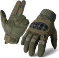 Motorcycle Tactical Gloves for Men - Touchscreen, Hard Shell & Palm Padding for Airsoft Paintball Hunting Hiking Camping Climbing Sports Cycling Gloves