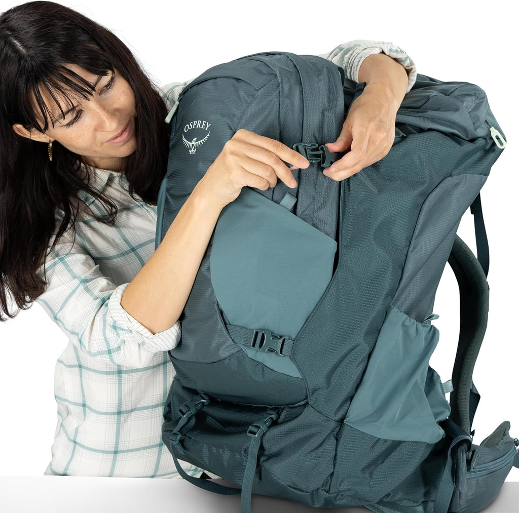 Osprey Fairview Trek Women's Travel Backpack - Versatile Hybrid Design with Internal Organization